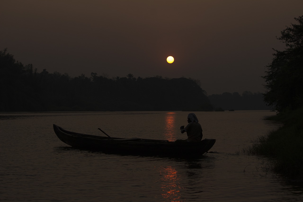 boat nature water free photo