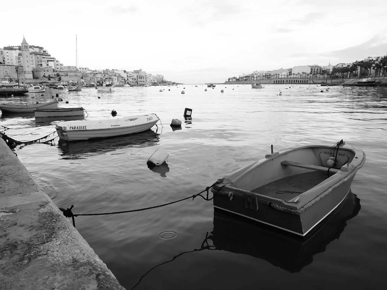 boat malta bay free photo