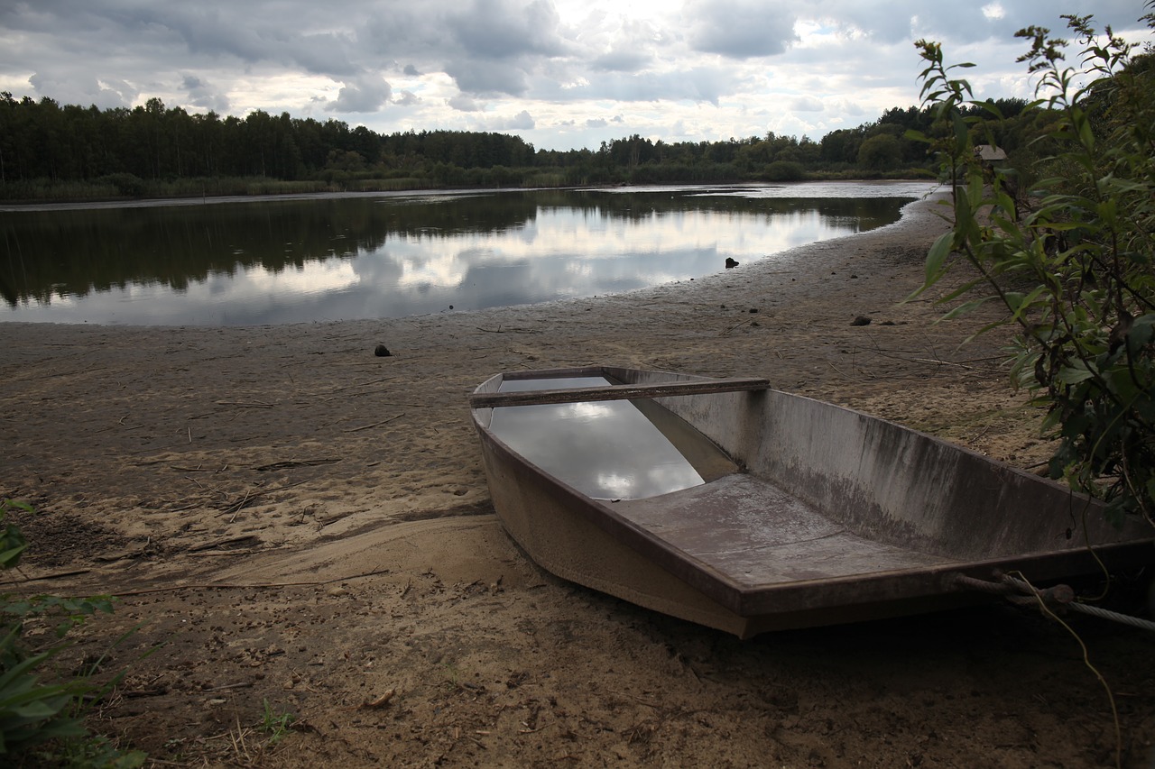 boat water landscape free photo