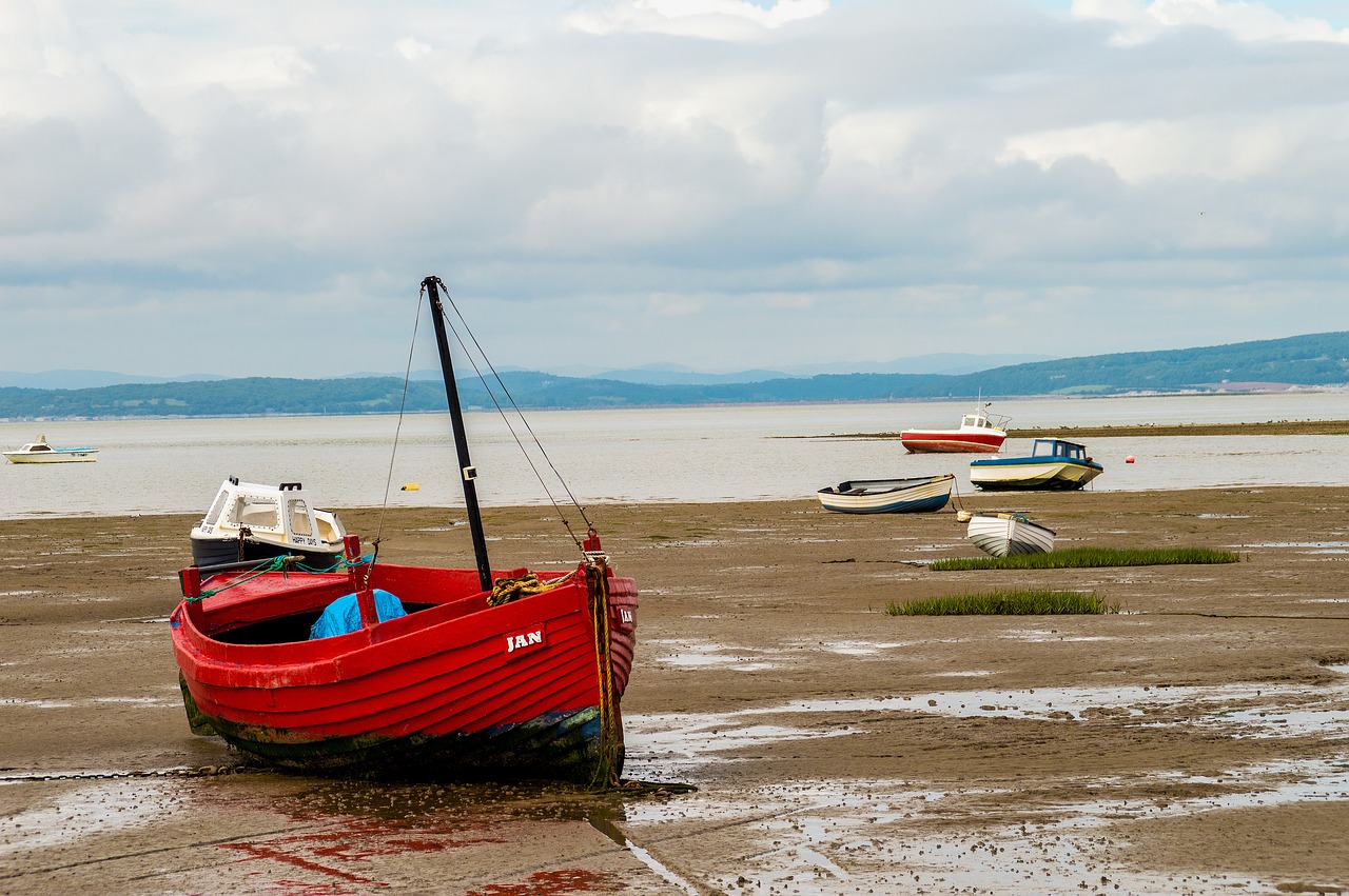 boat beach bay free photo