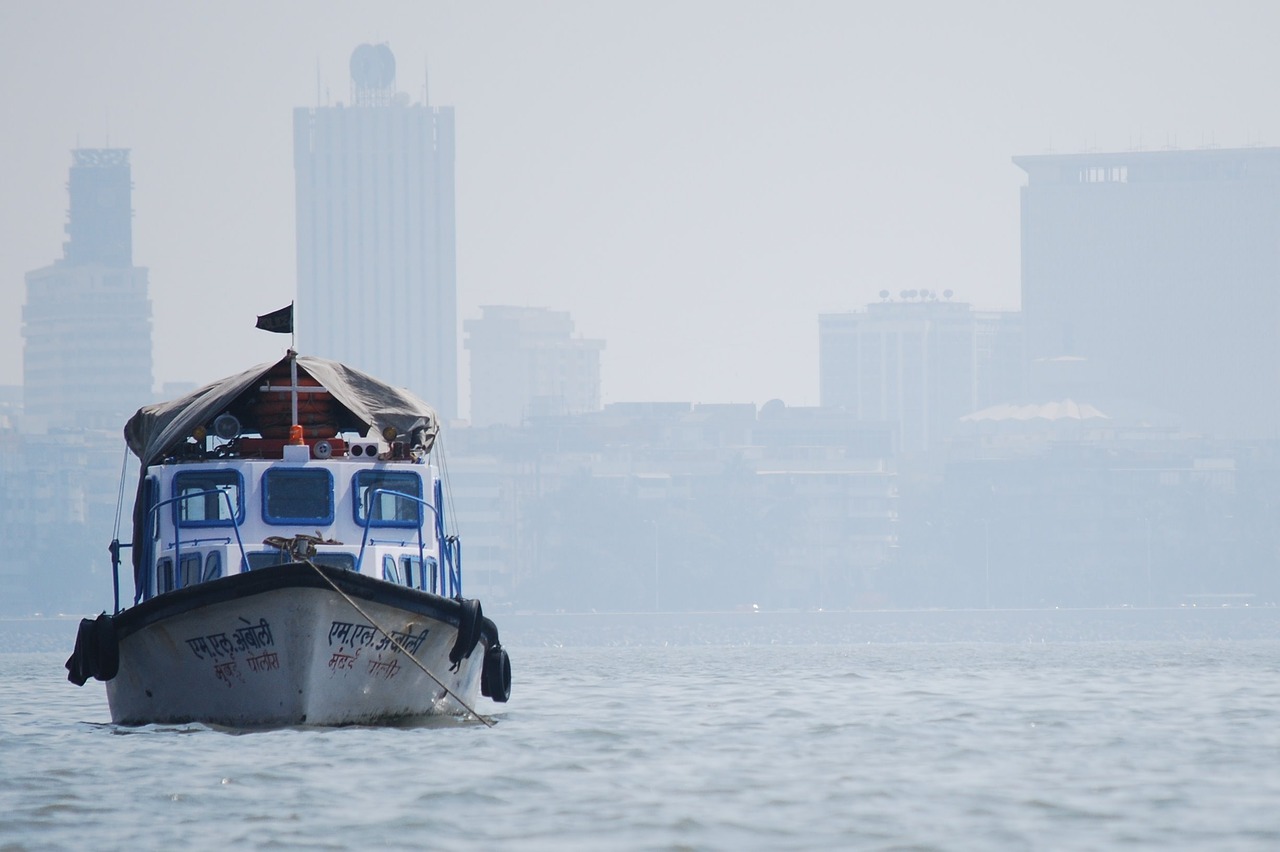 boat mumbai bay free photo