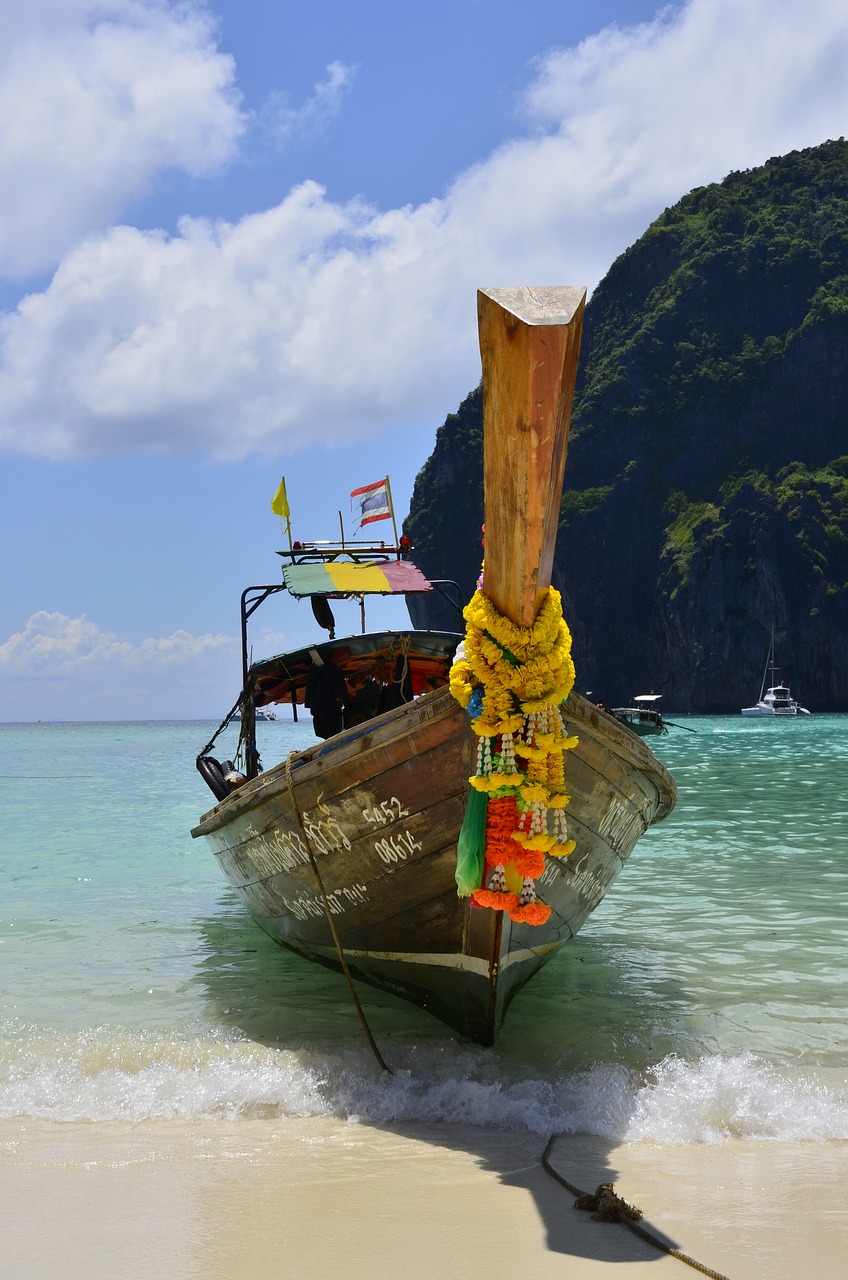 boat krabi thailand free photo