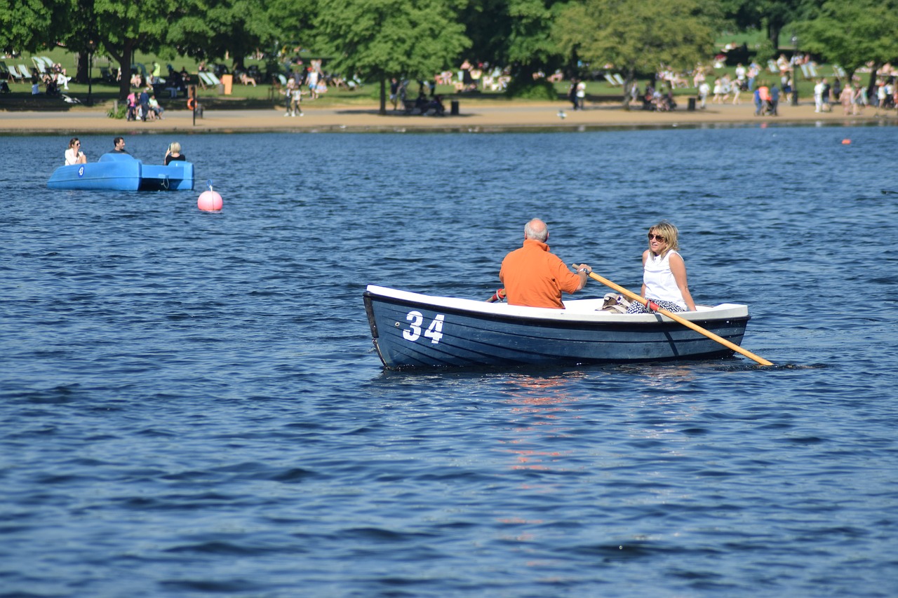 boat lake leisure free photo