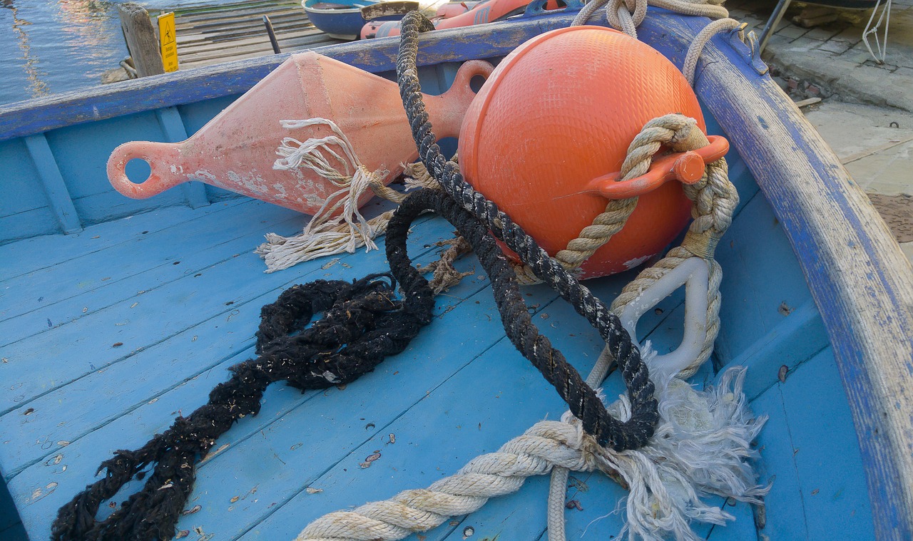 boat buoys rope free photo