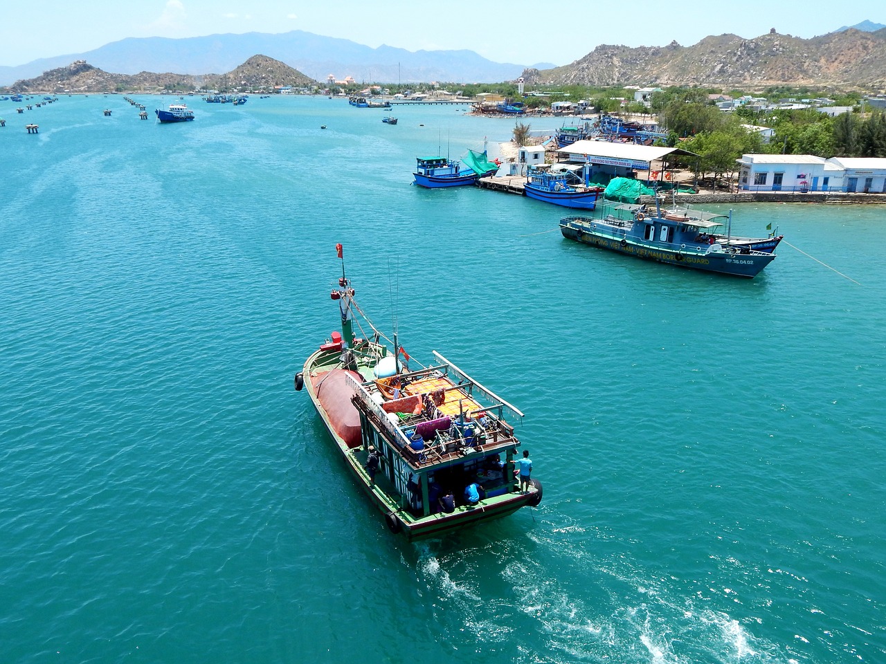 boat sea ocean free photo