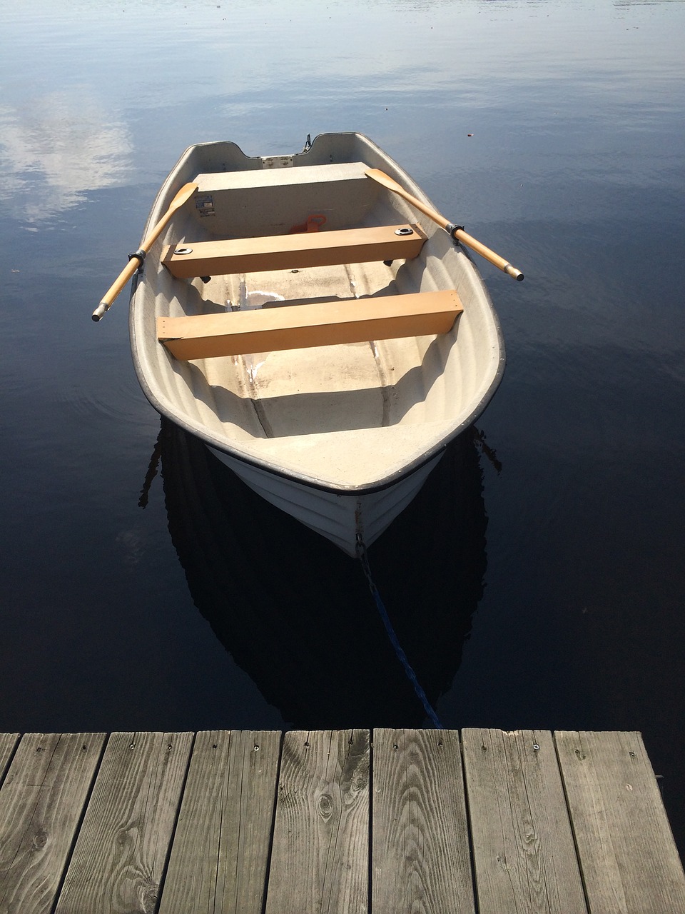 boat rowboat lake free photo
