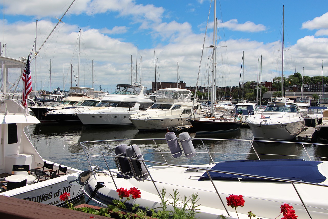 boat water marina free photo