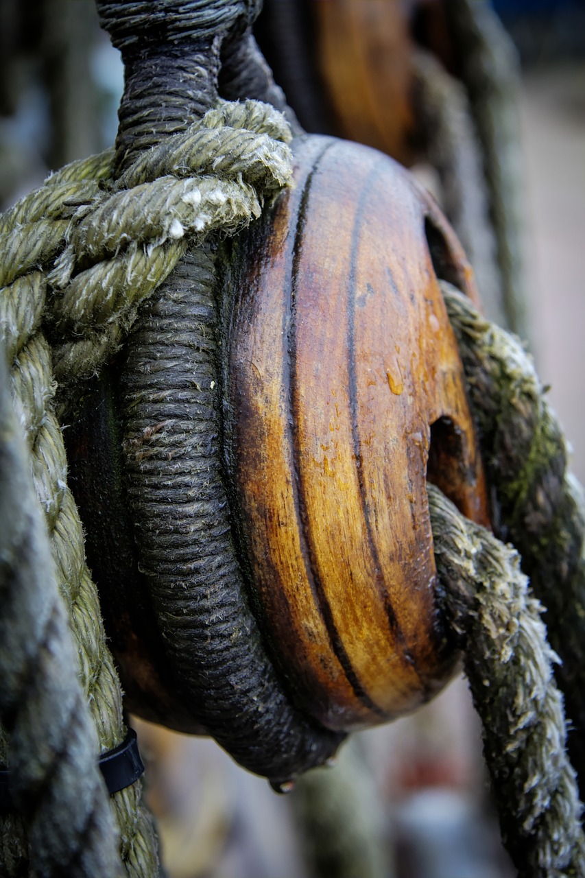 boat rigging rope free photo