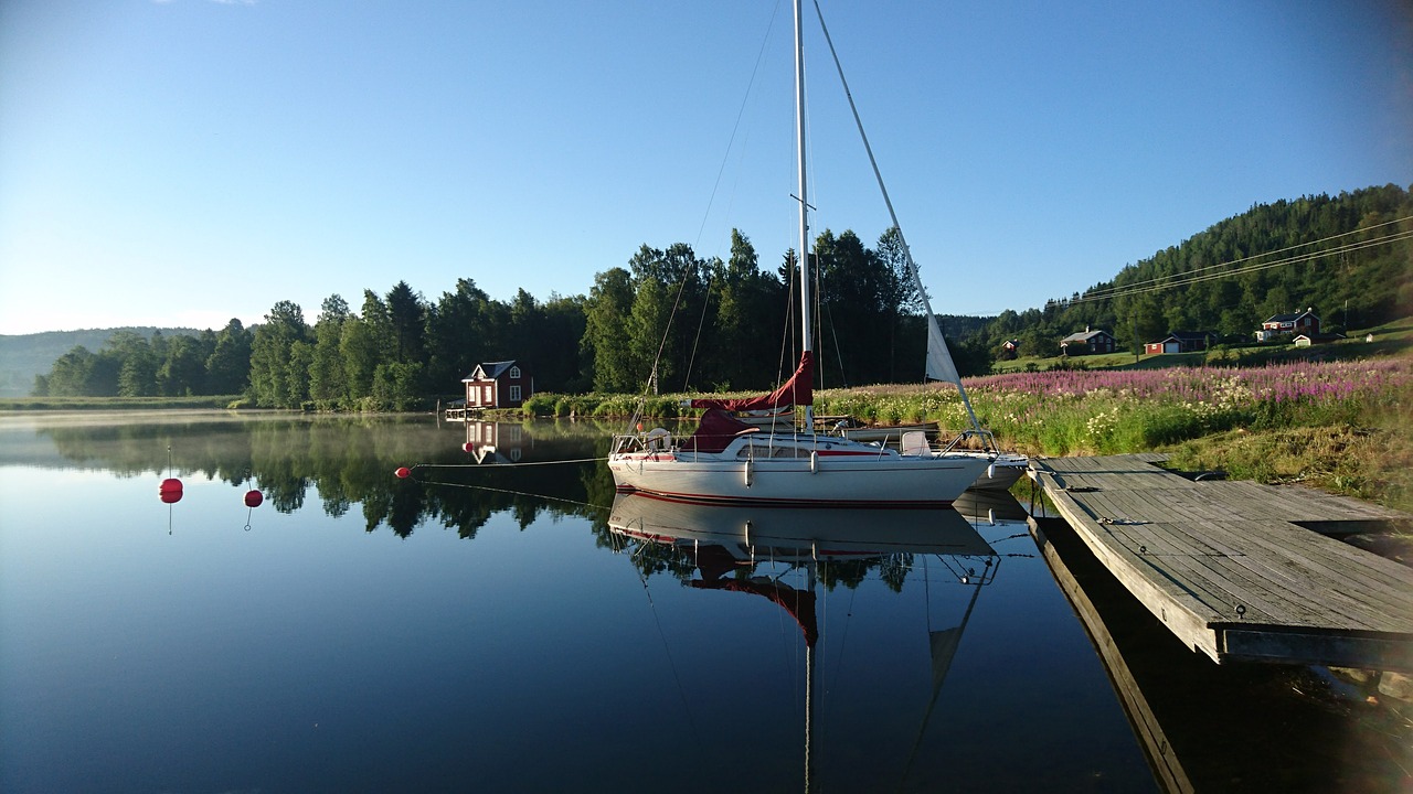 boat sea nature free photo