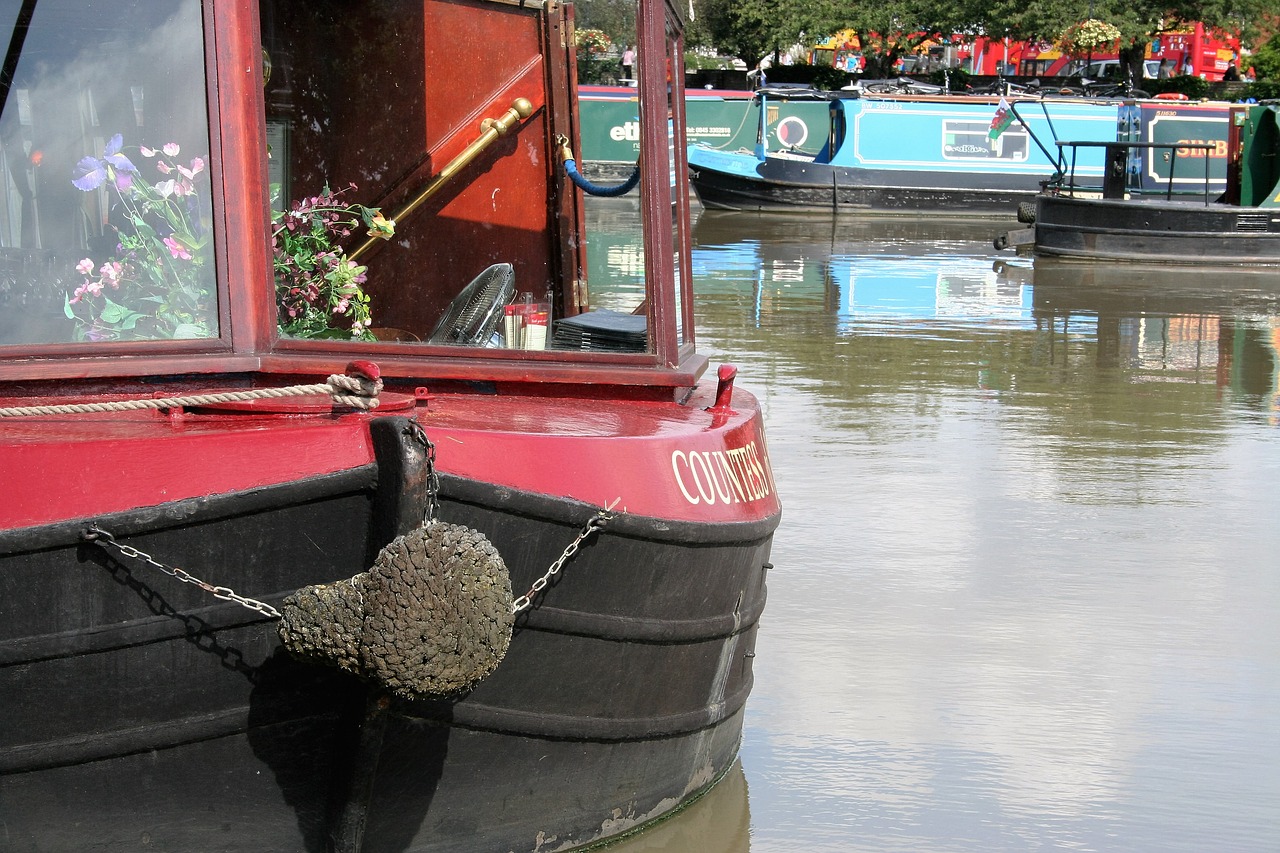 boat river barge free photo