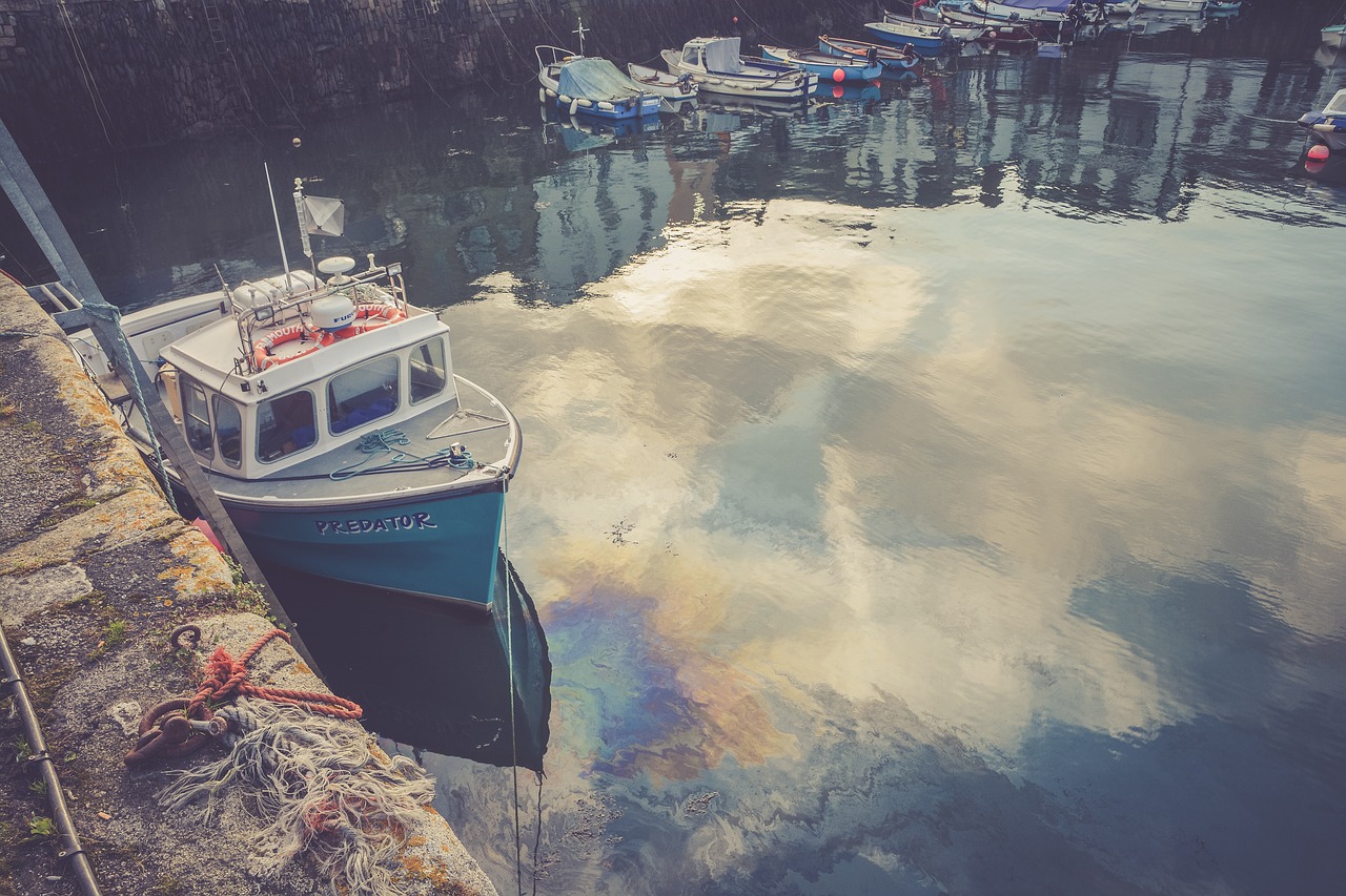 boat sea water free photo