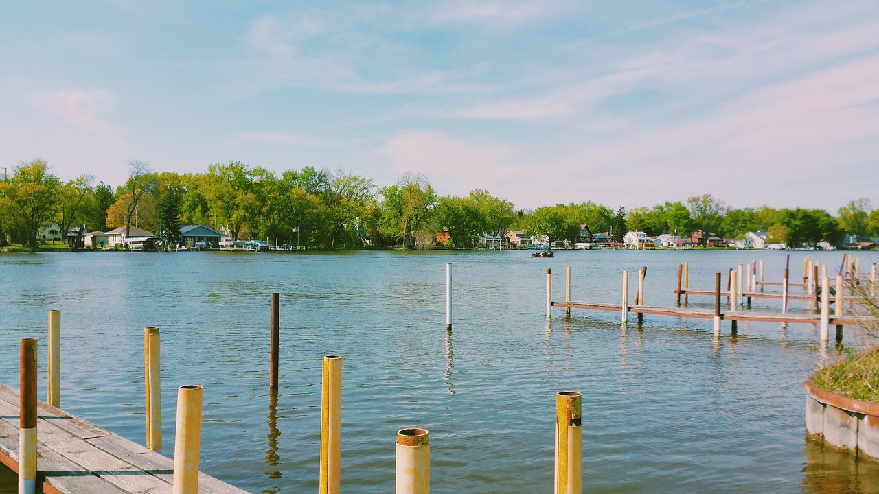 boat dock water free photo