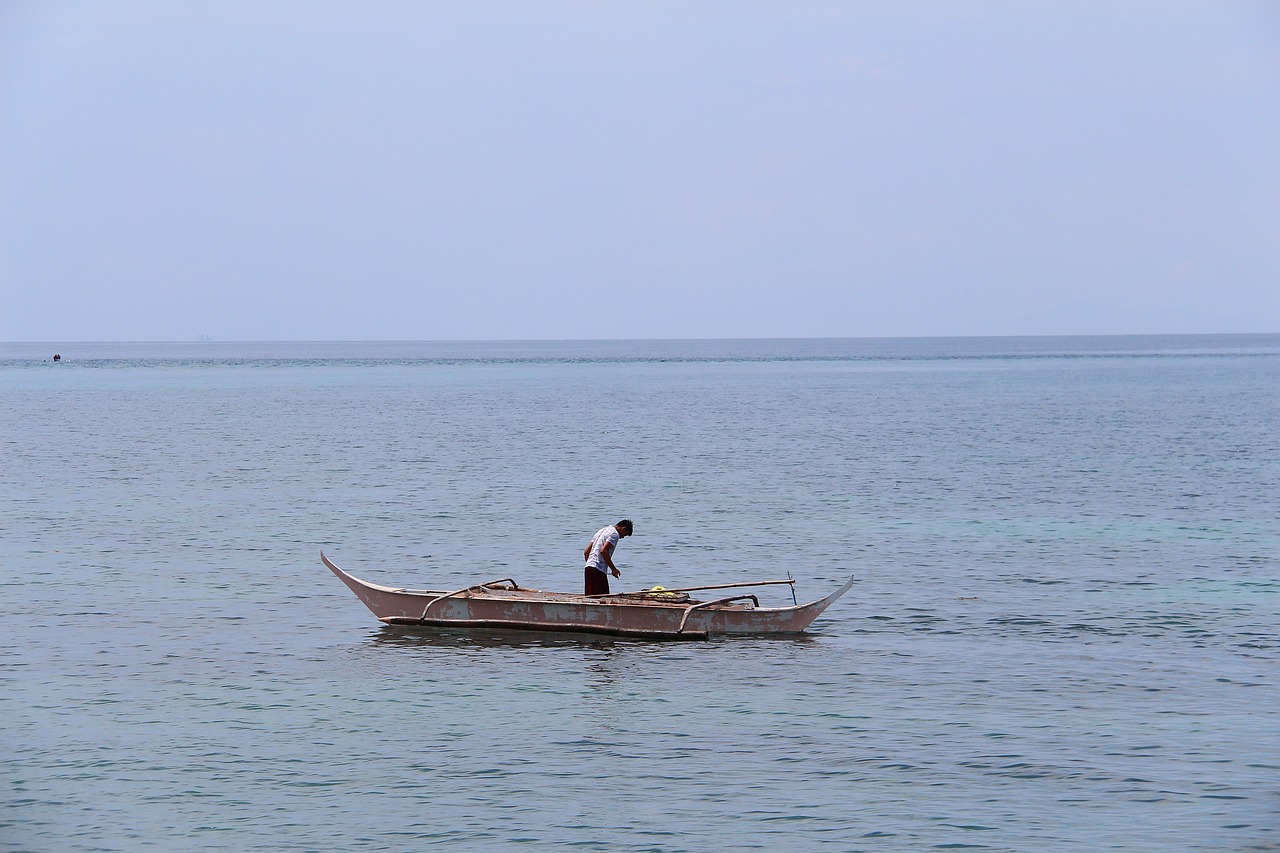 boat sea water free photo