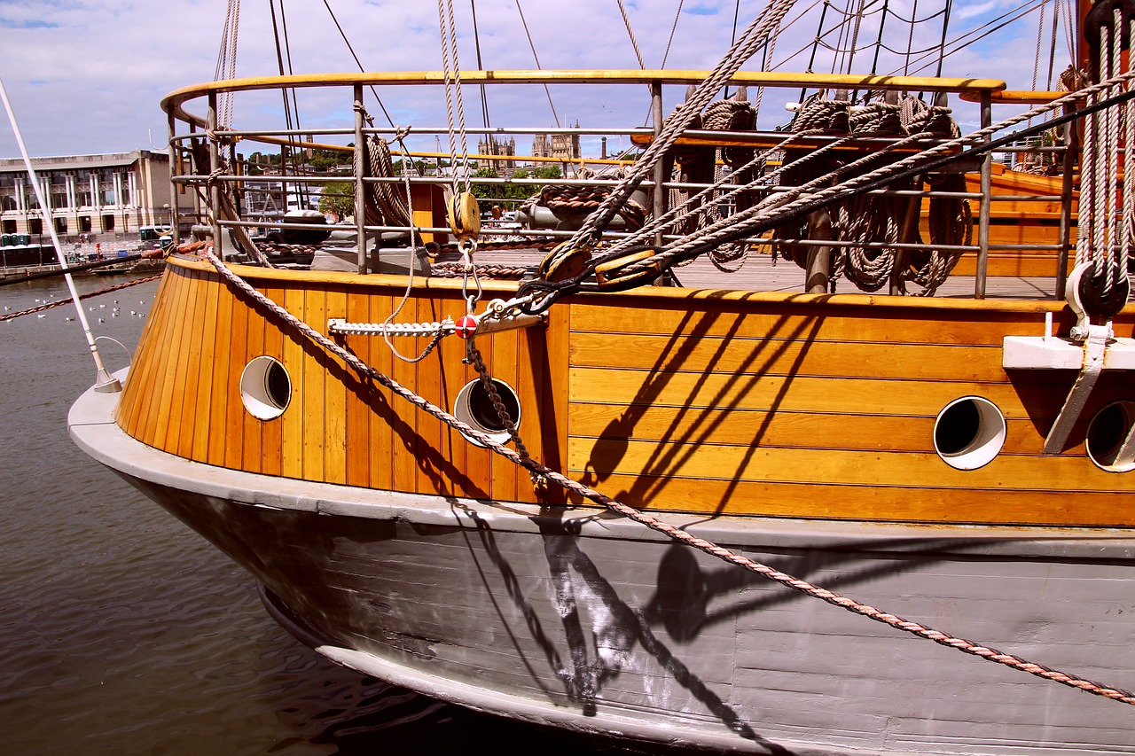 boat stern water free photo