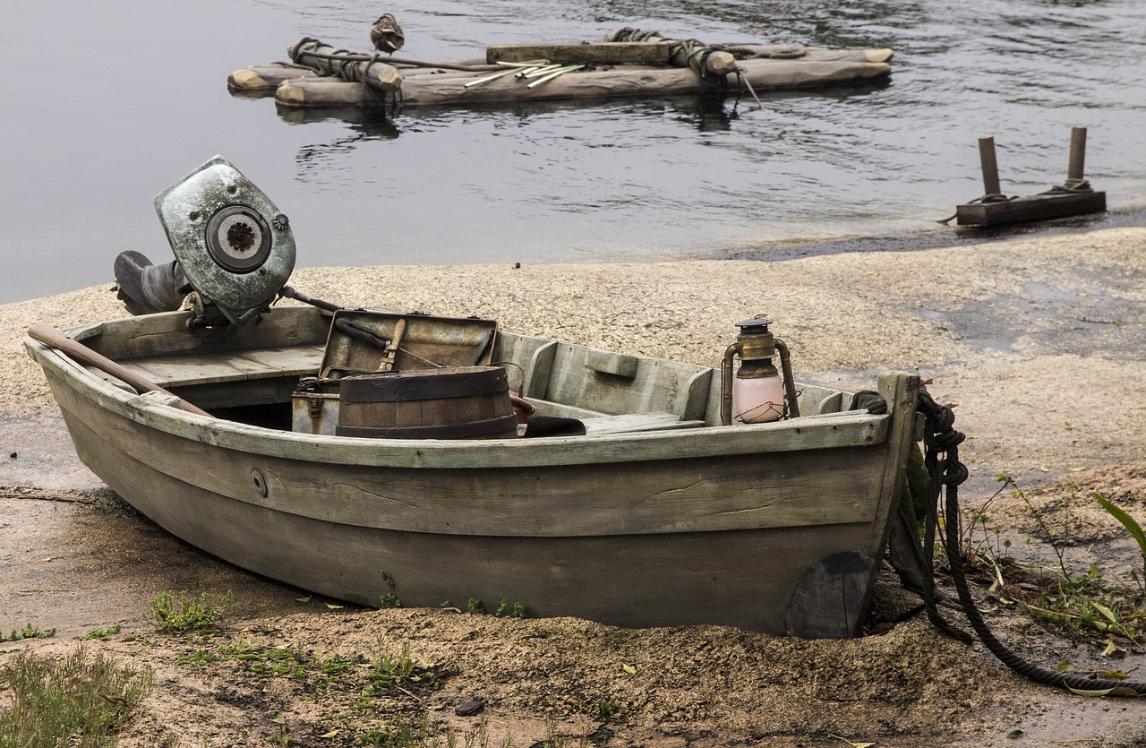 boat beach nature free photo