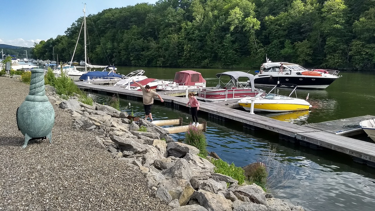 boat lake water free photo