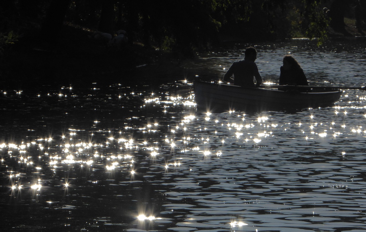 boat water forest free photo