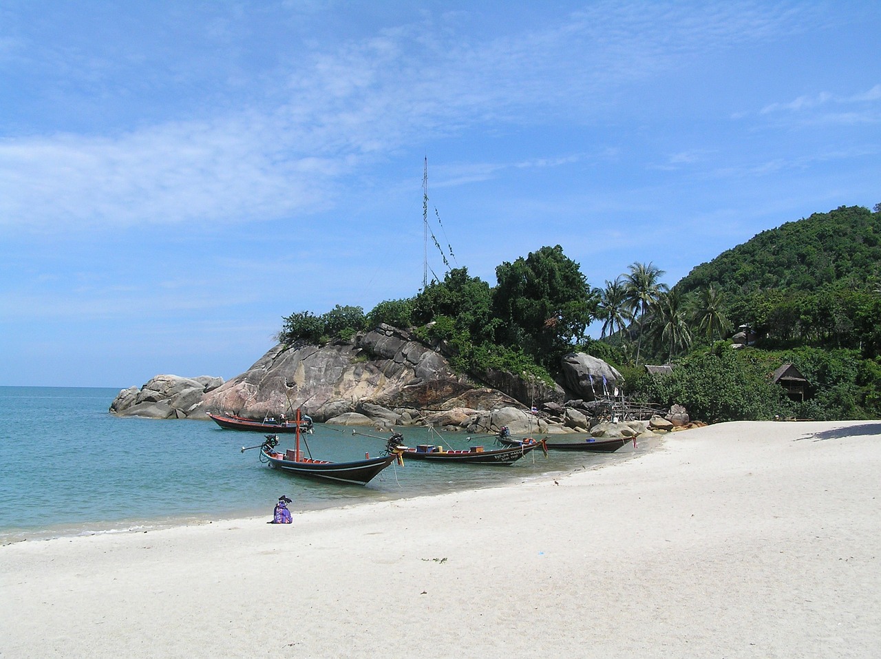 boat thai beach free photo