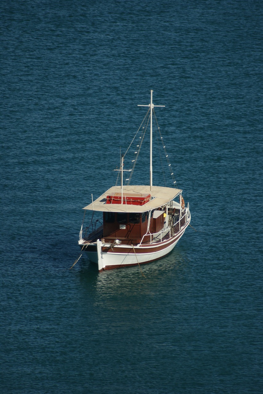 boat crete sea free photo