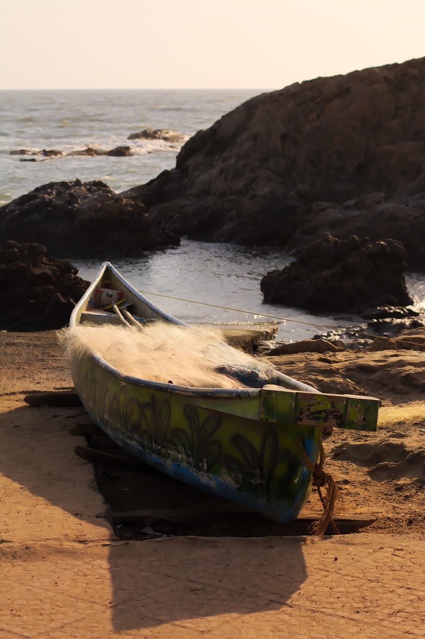 boat water beach free photo