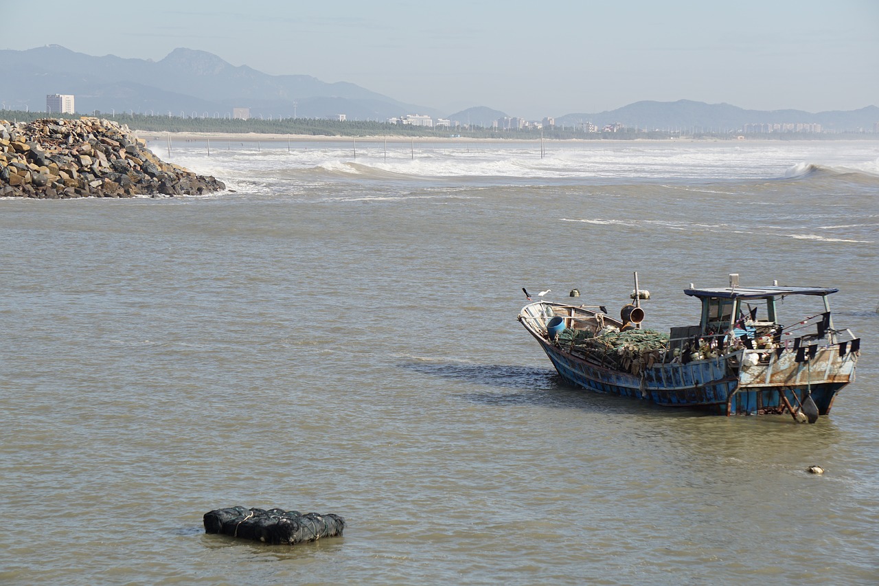 boat ocean sea free photo