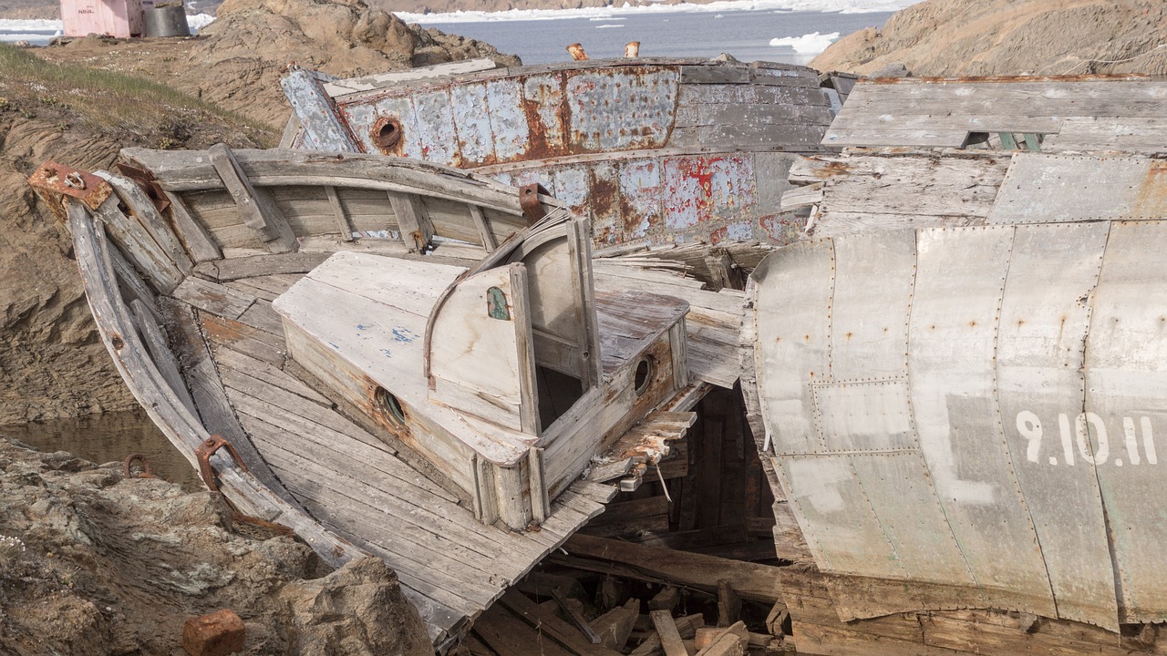 boat old greenland free photo