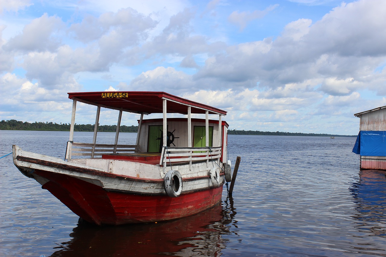 boat rio landscape free photo