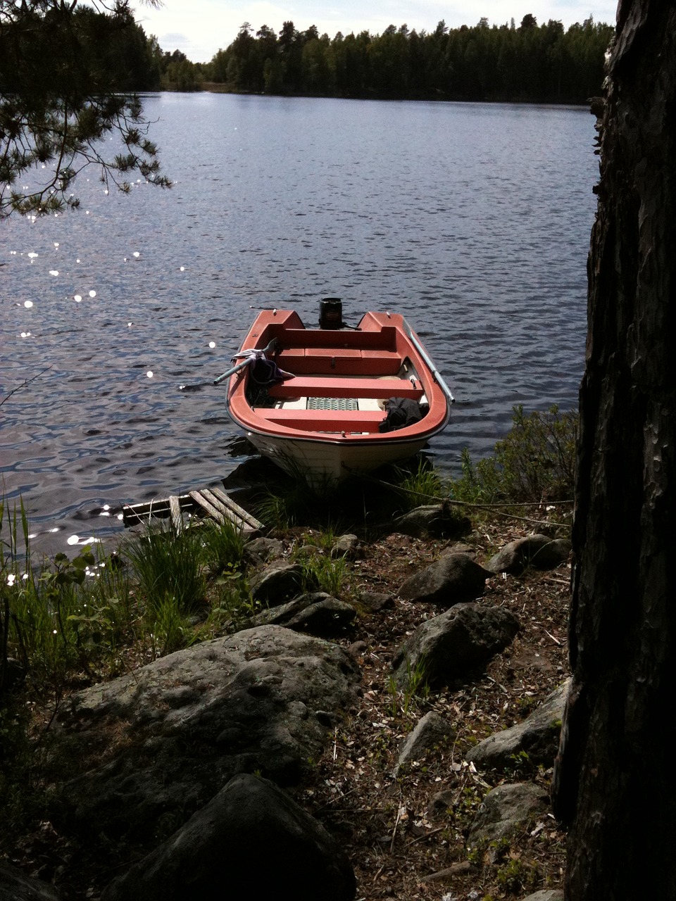 boat summer water free photo