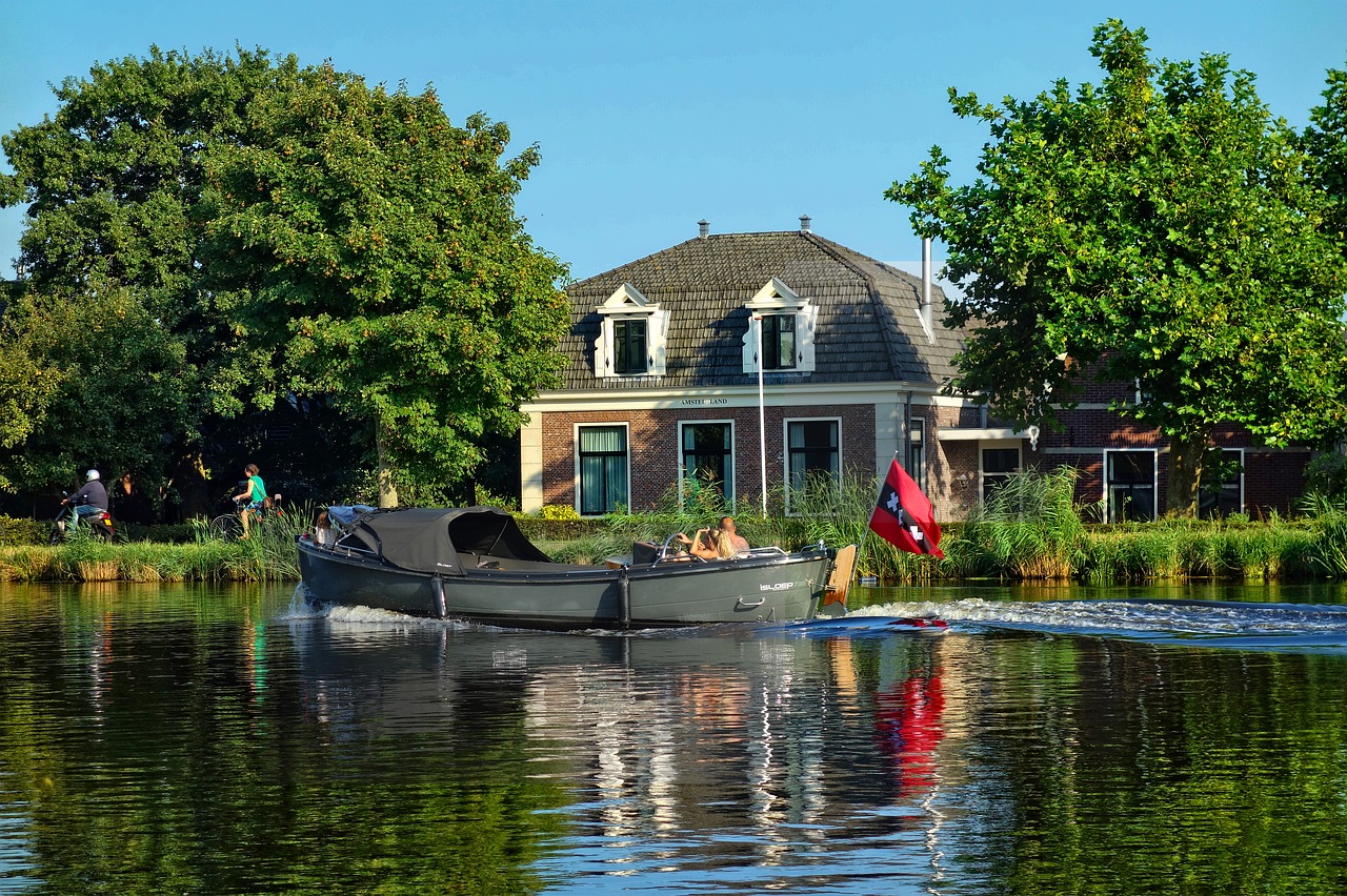 boat river boating free photo