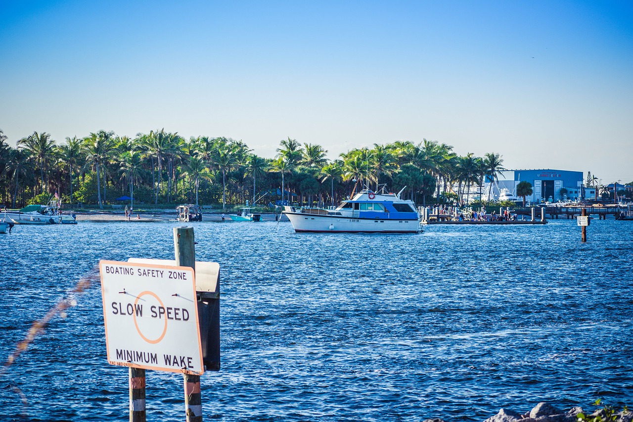 boat inlet sea free photo