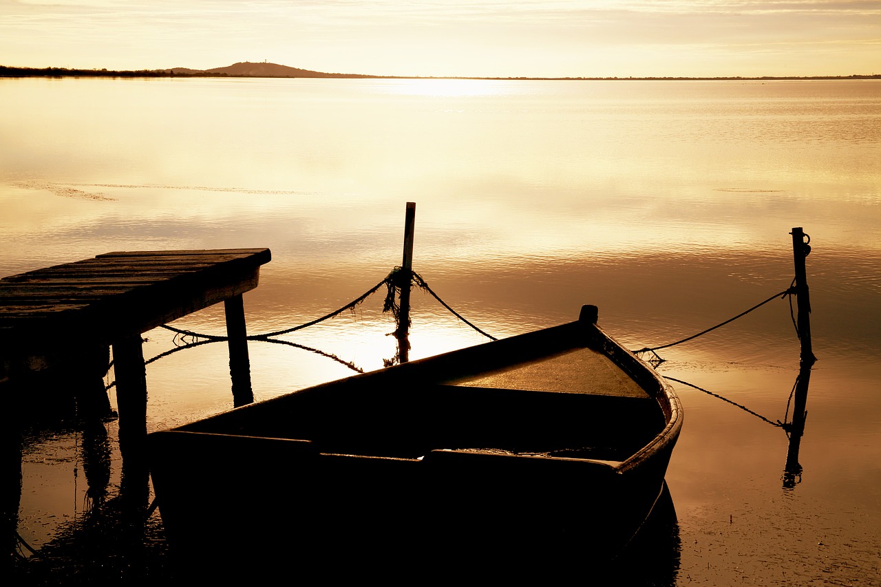 boat water sun free photo