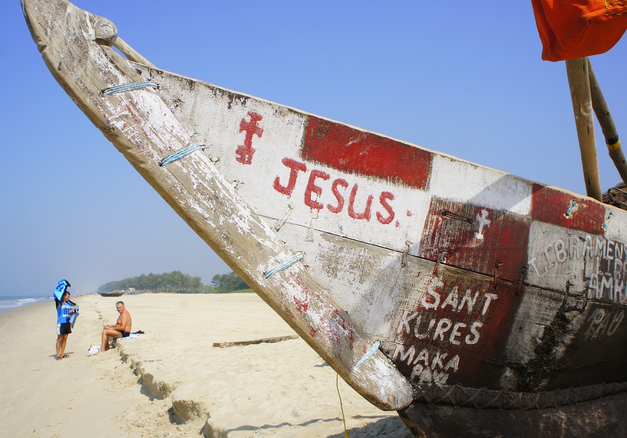 boat beach india free photo