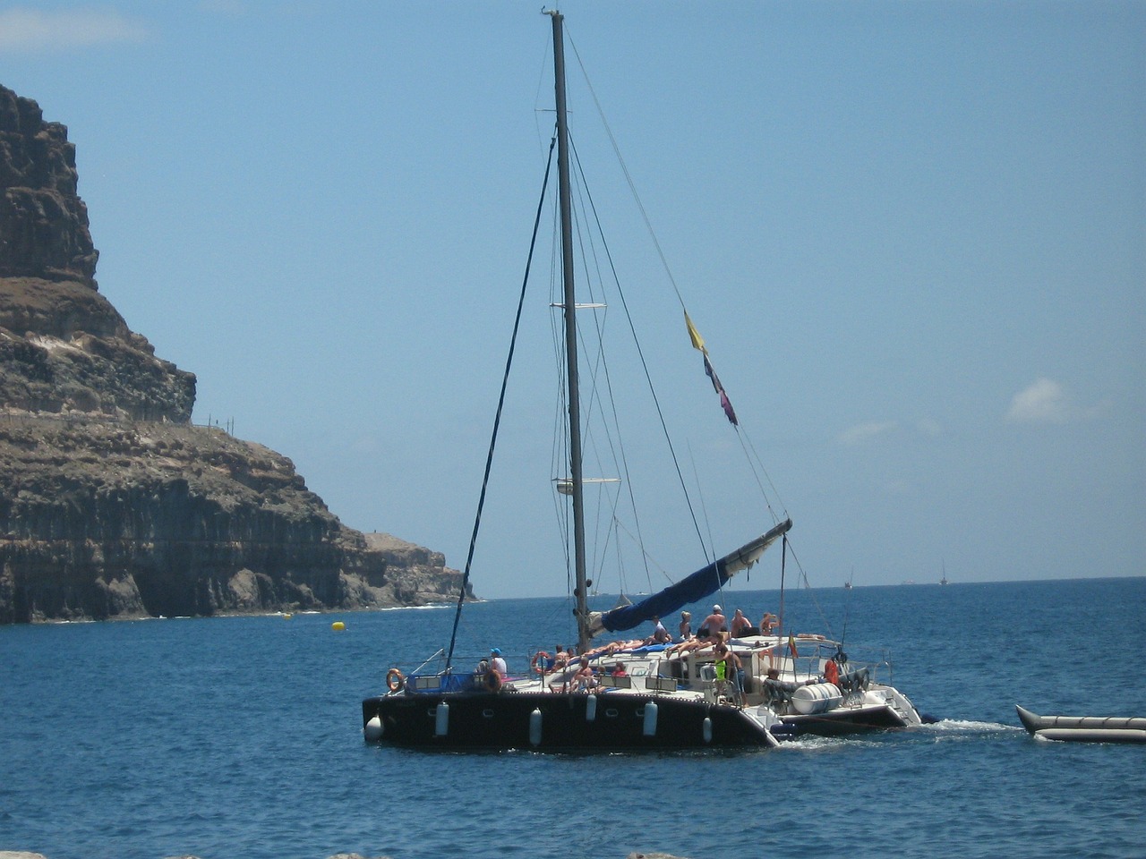 boat canary islands nature free photo