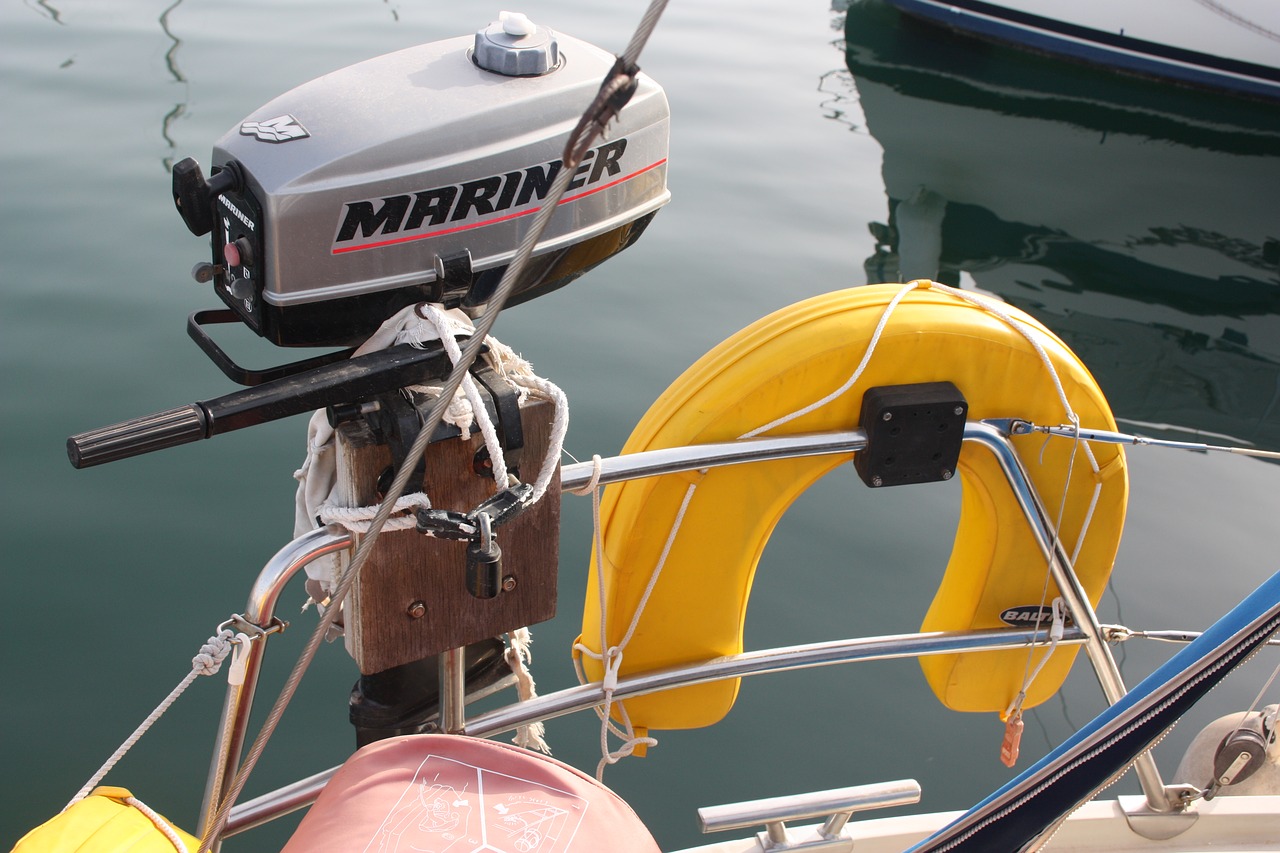 boat  outboard  maritime free photo