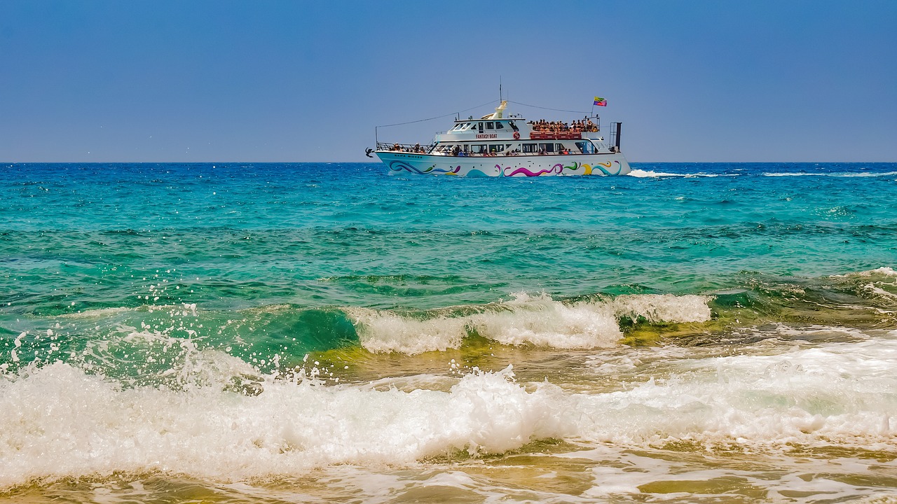 boat  sea  waves free photo