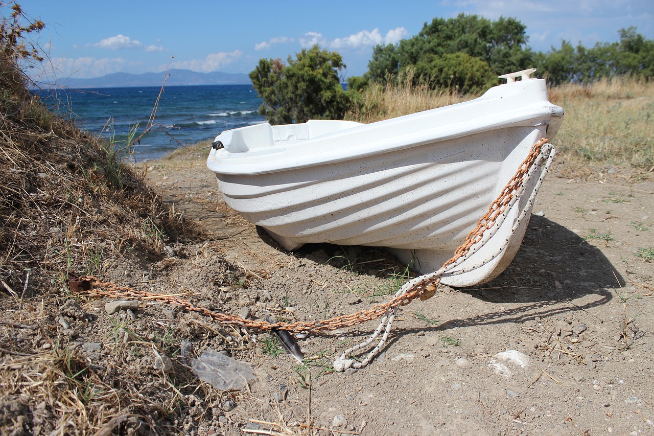 boat  beach  sea free photo