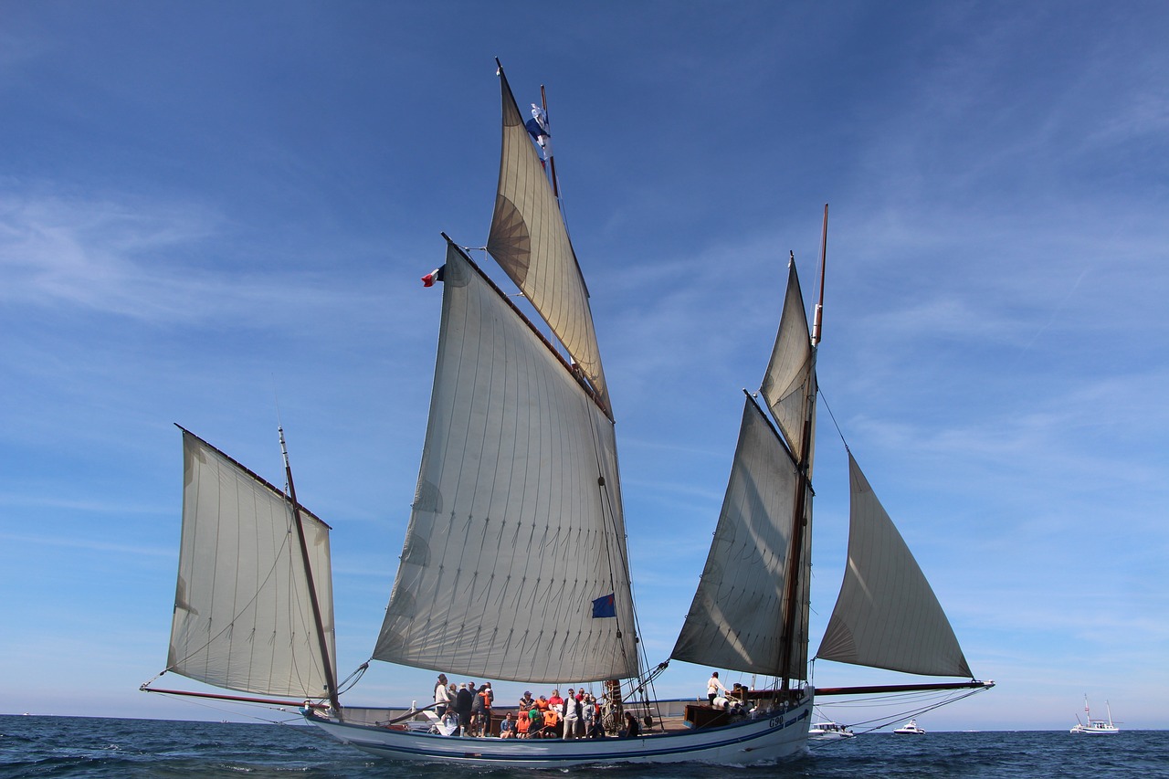 boat  sailing  sea free photo