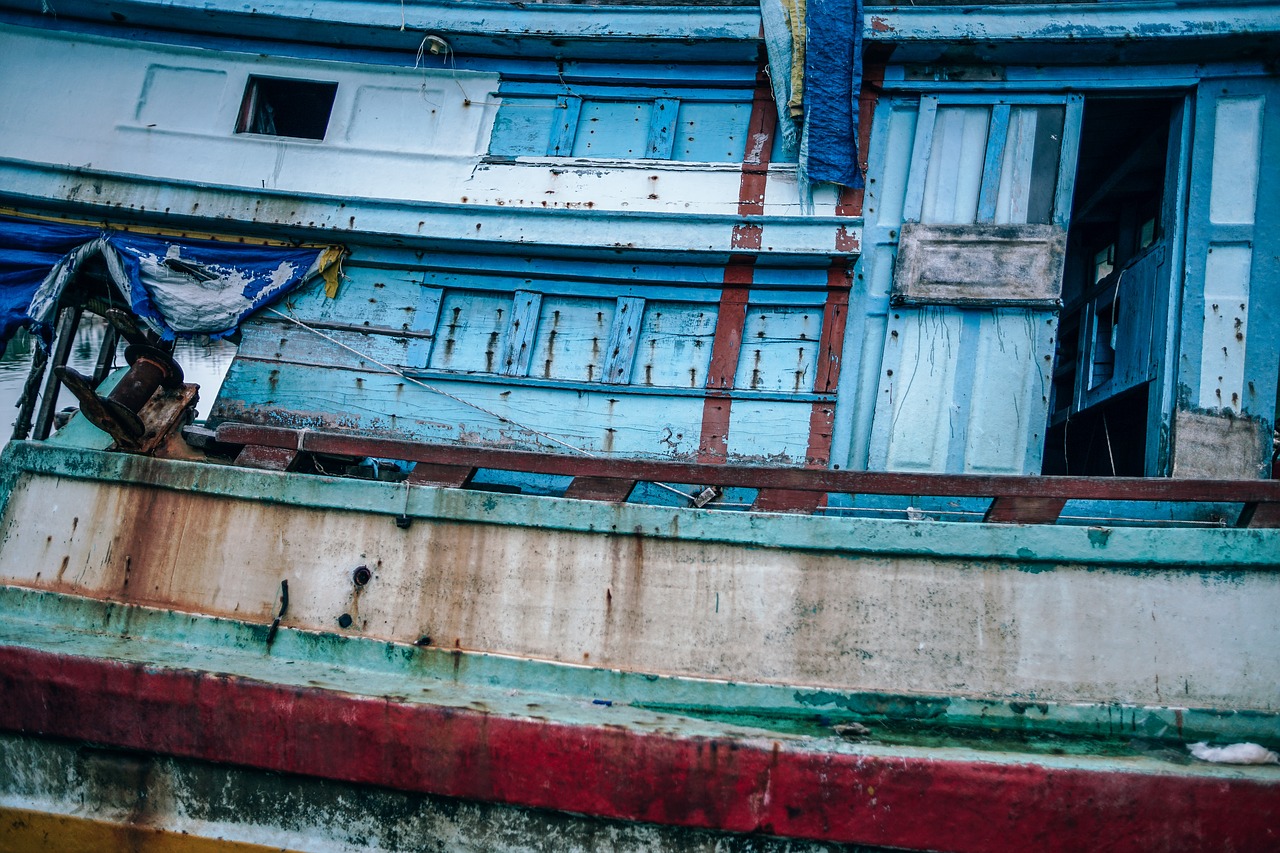 boat  wooden  water free photo