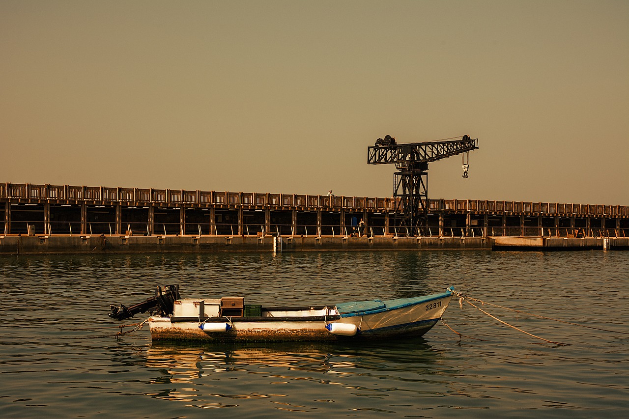 boat port sea free photo