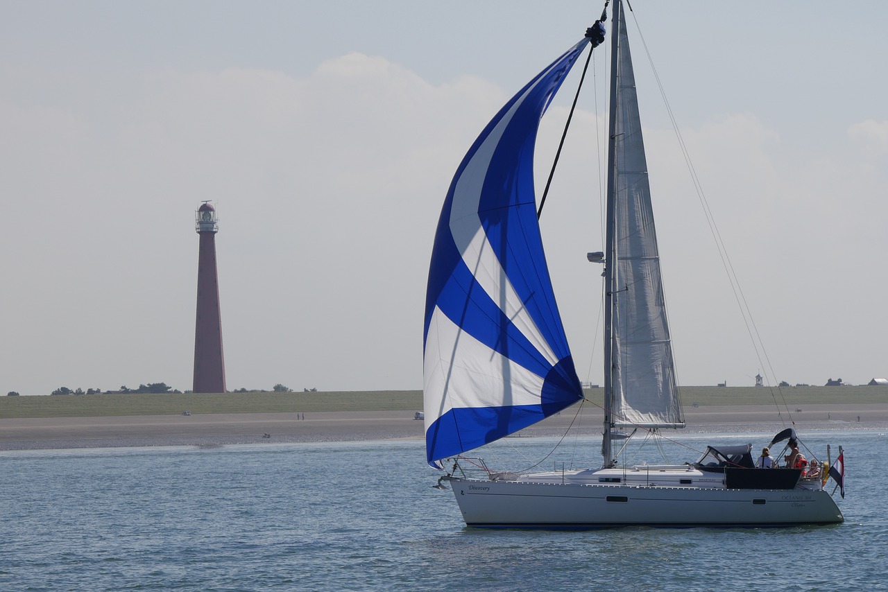 boat  sea  lighthouse free photo