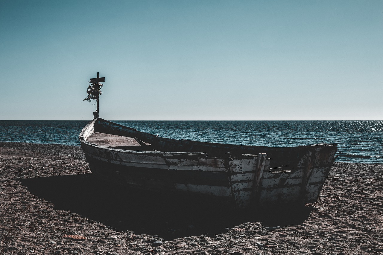 boat  beach  sand free photo