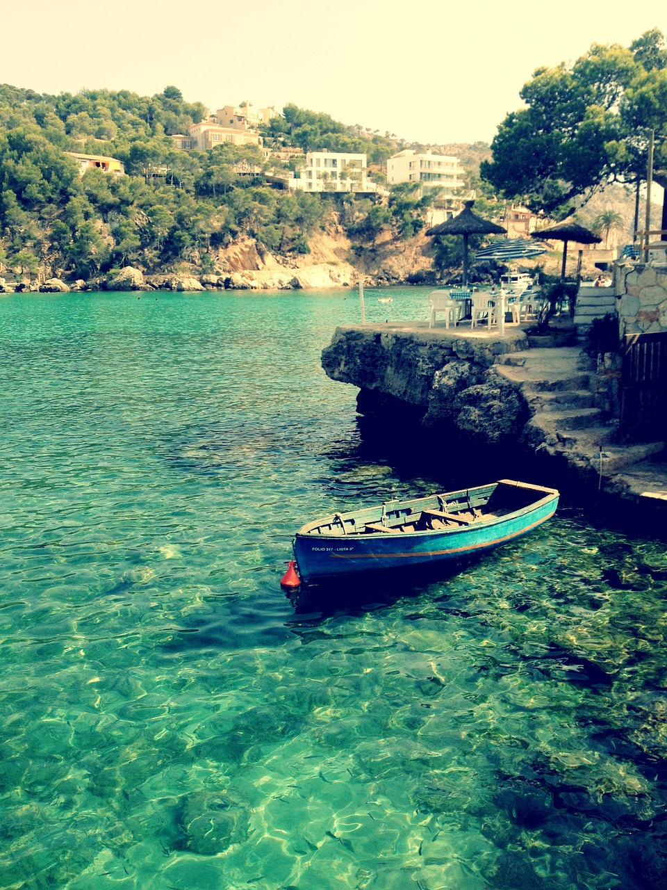 boat sea relax free photo