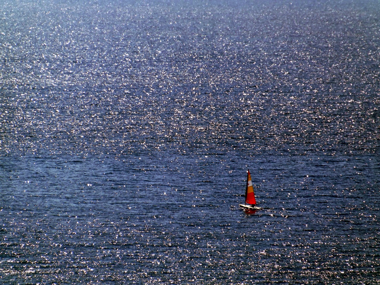 boat water blue free photo