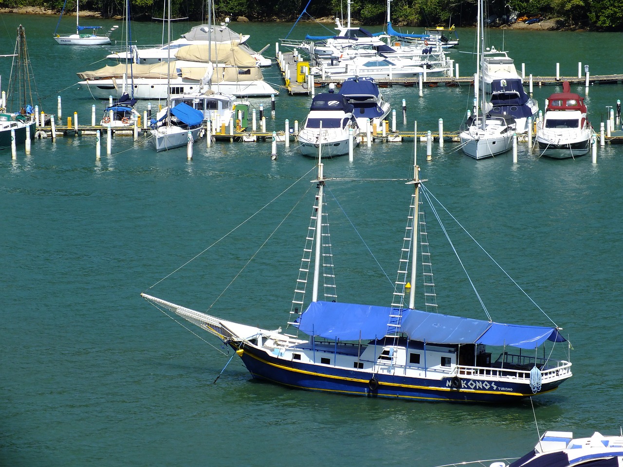 boat mar nature free photo