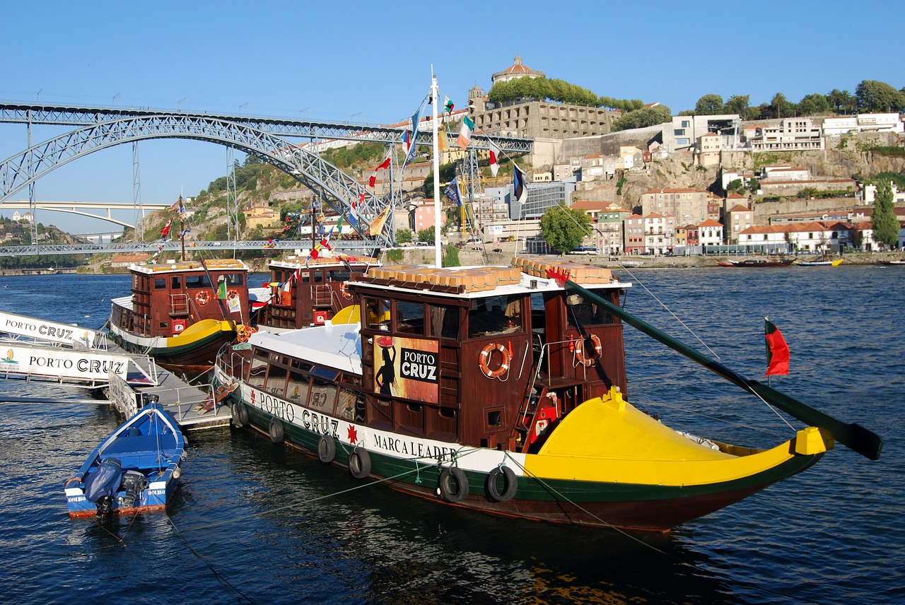boat oporto portugal free photo