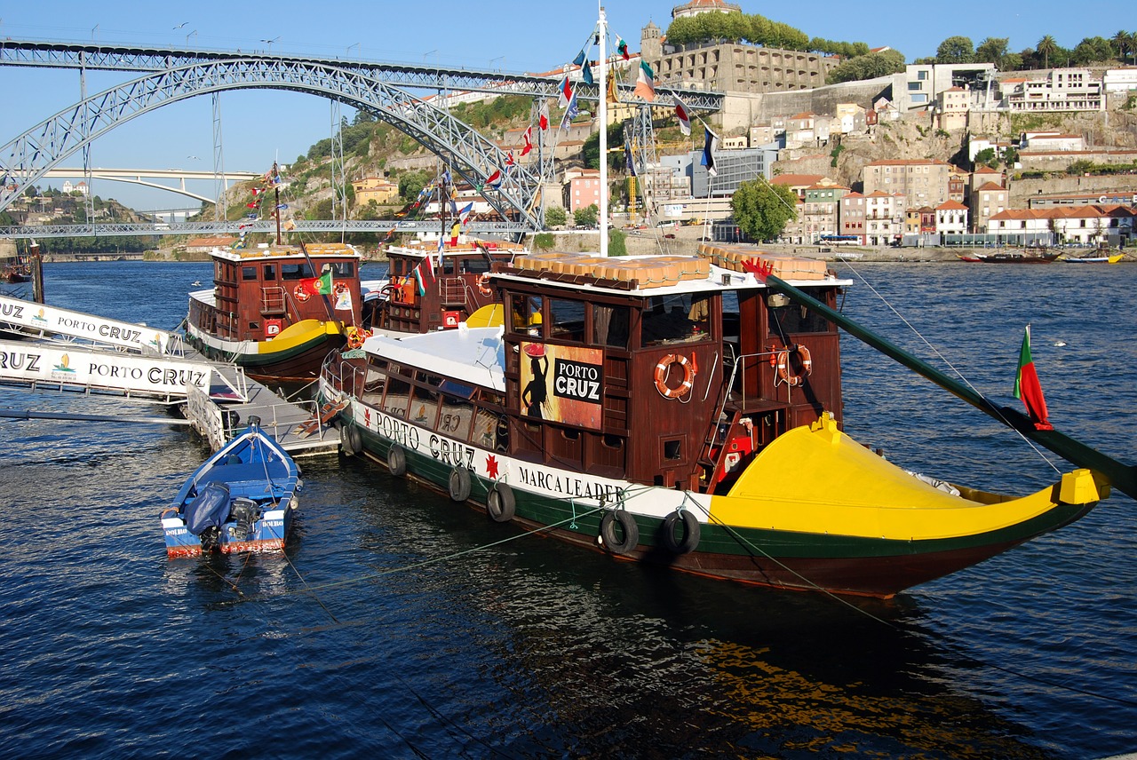 boat oporto portugal free photo