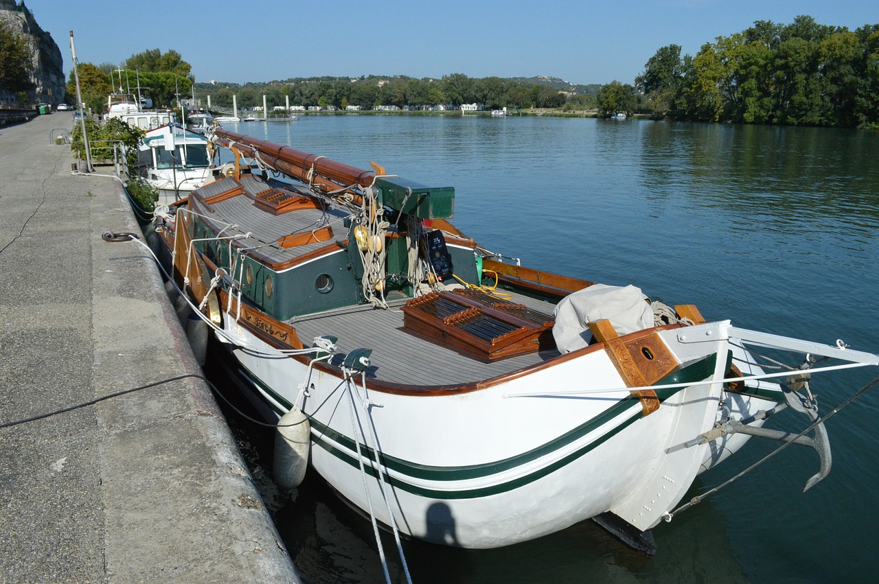 boat river nature free photo