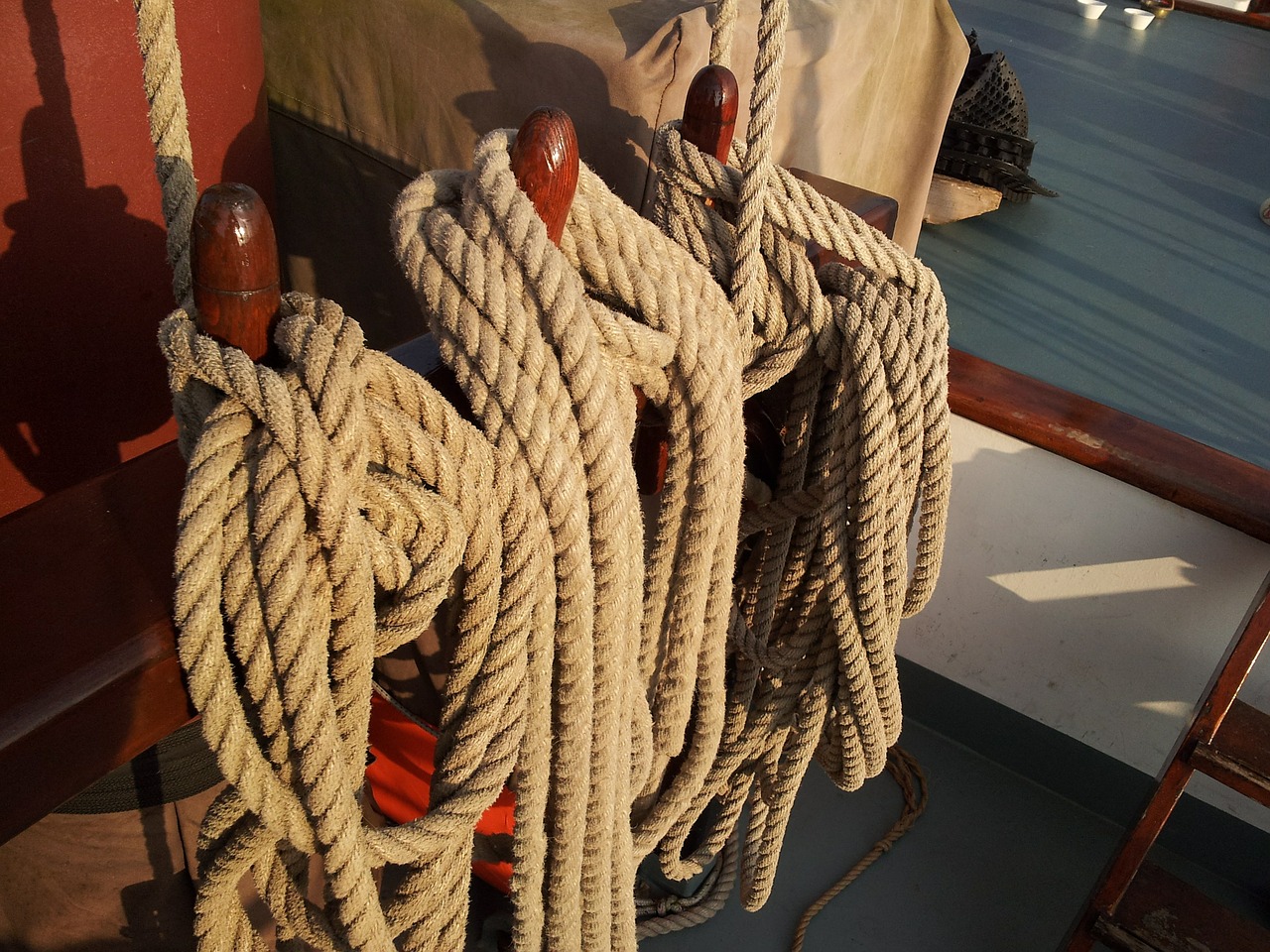 boat rope ship free photo