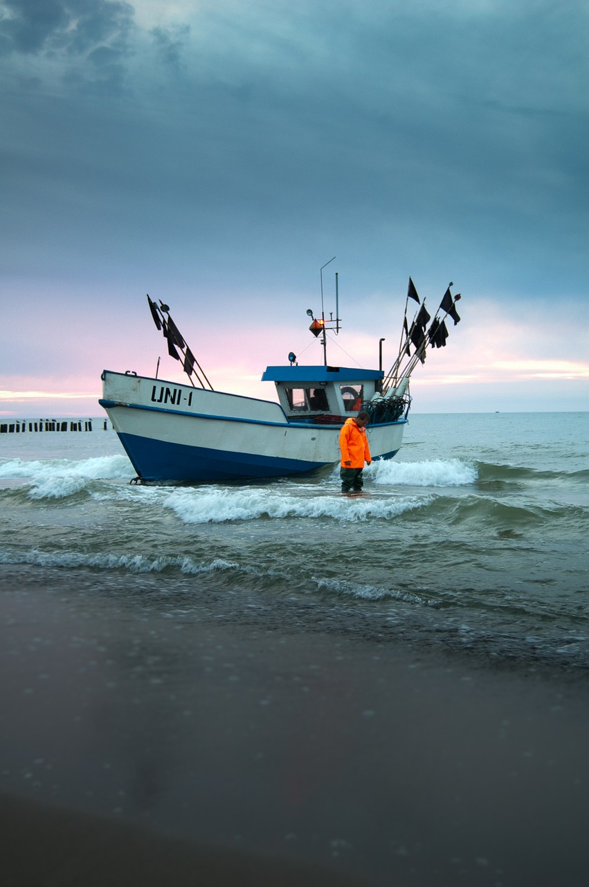 boat sea beach free photo