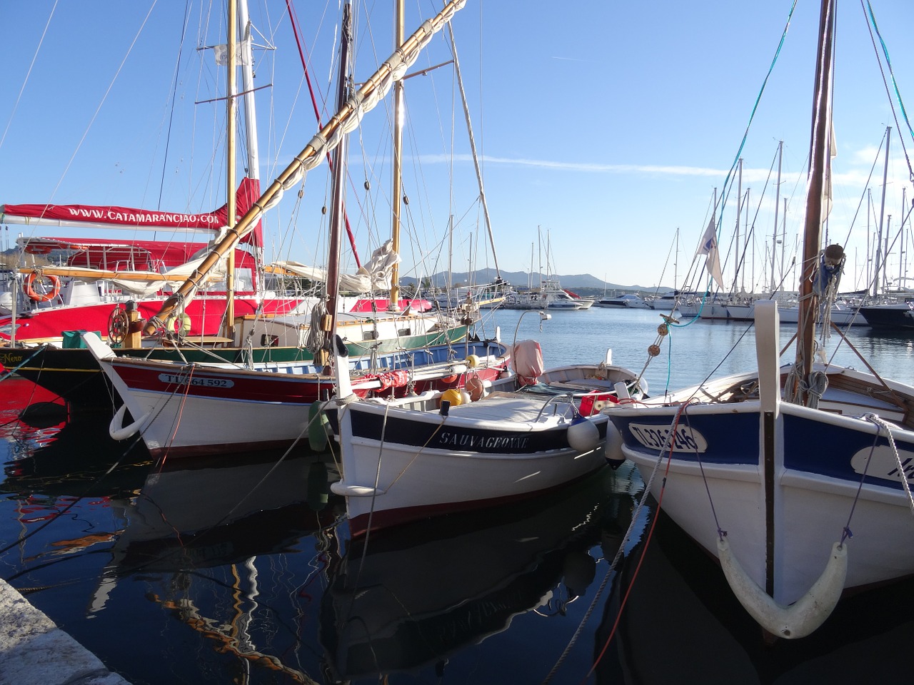 boat port port sanary free photo